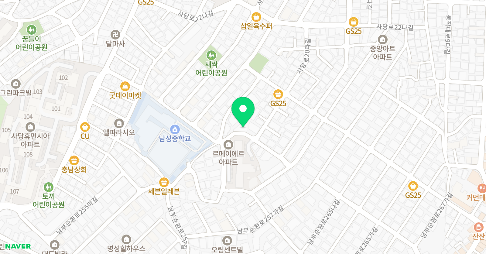 하이클래스 뮤직 위치