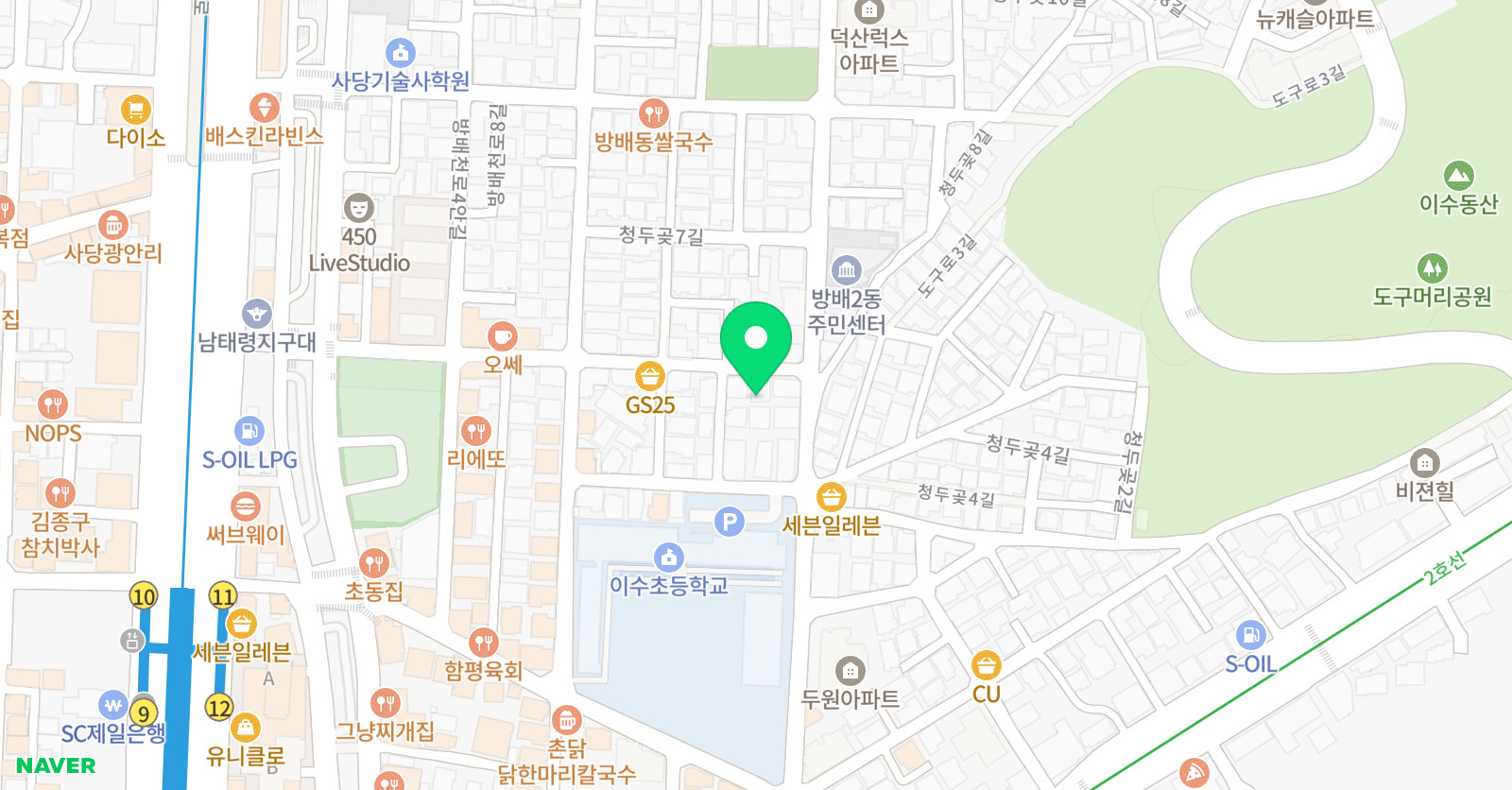 마스터 수학교습소 위치