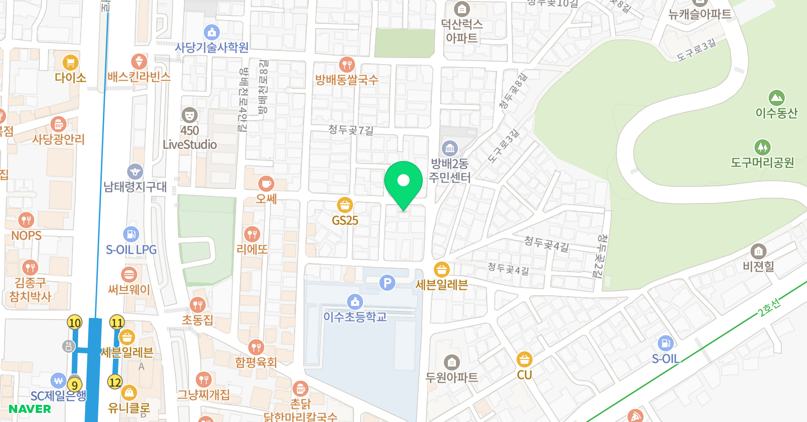 파머스 영어 방배캠퍼스 위치