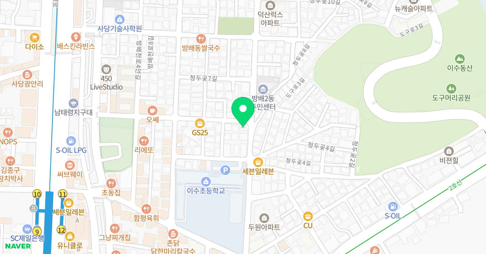 뮤직엘음악학원 위치