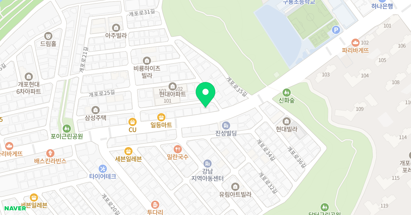 신반석 미술 위치