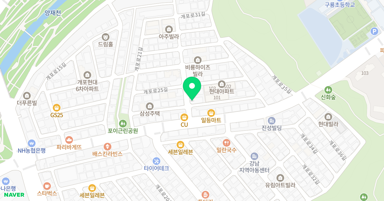 미라클 음악학원 위치
