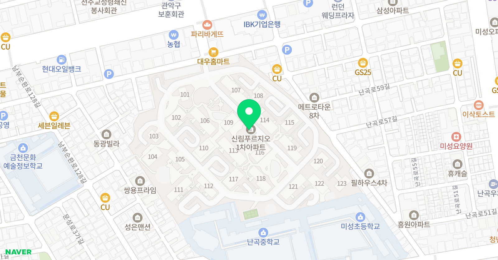 플라톤아카데미 미성 독서논술교습소 위치