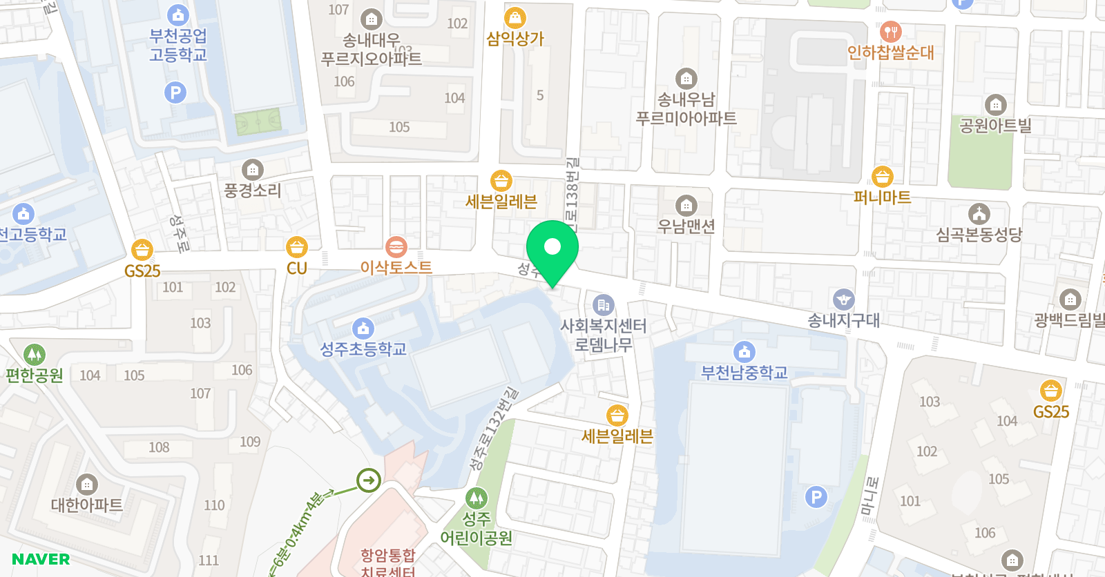 나비의숲 위치