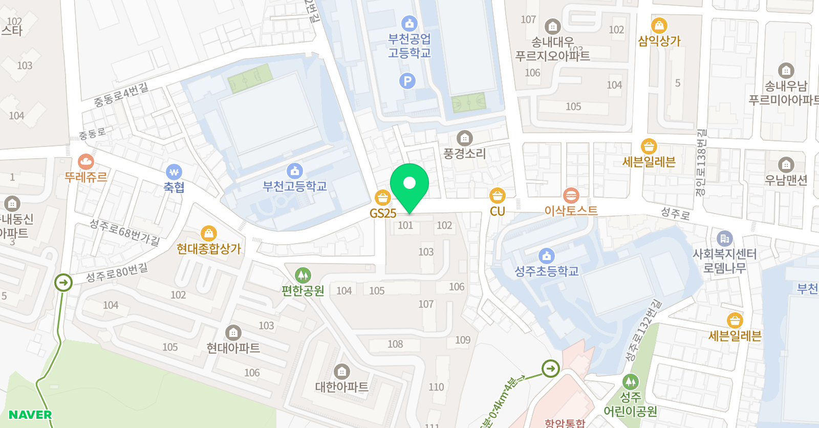 삼성 영어 셀레나 성주 영어교습소 위치