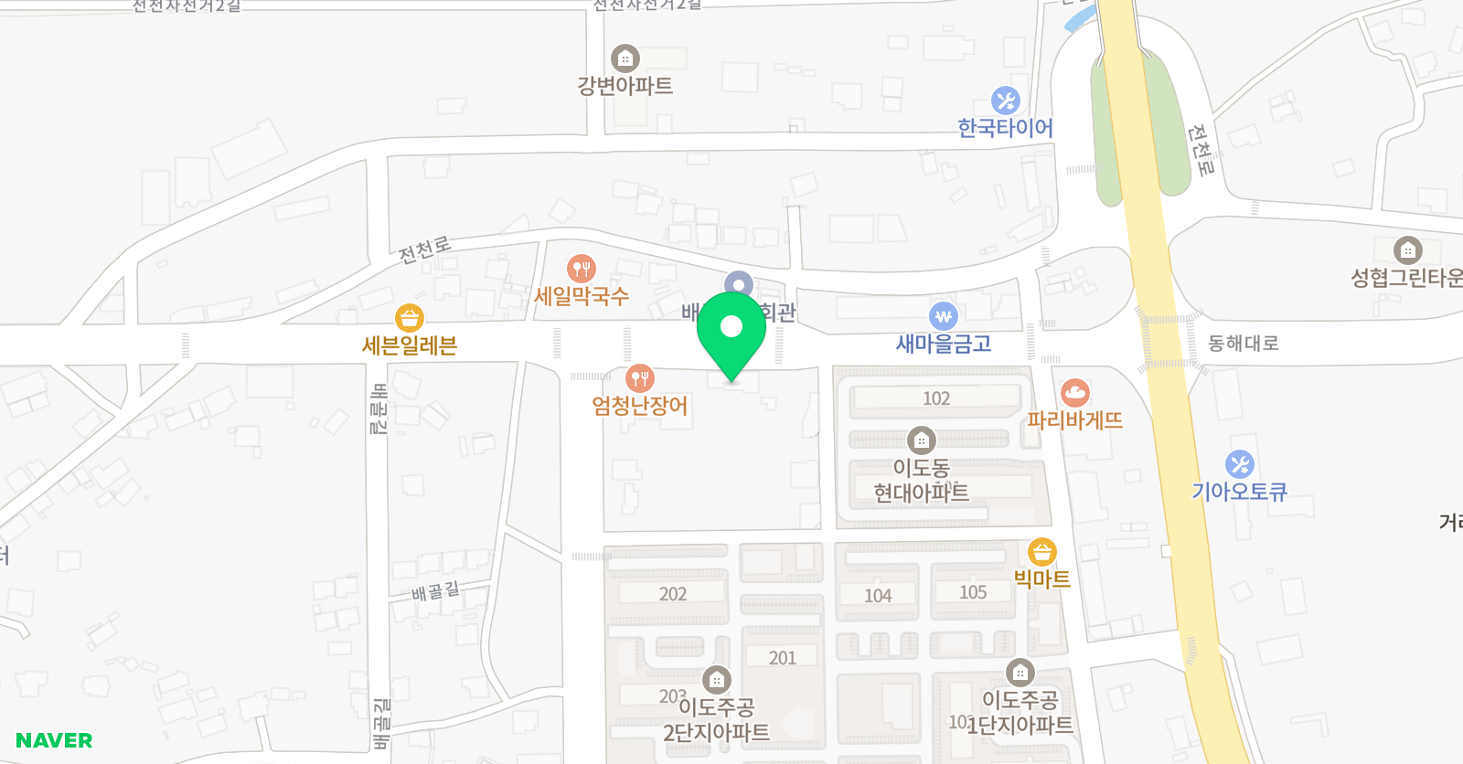 경희대이룸 태권도장 위치