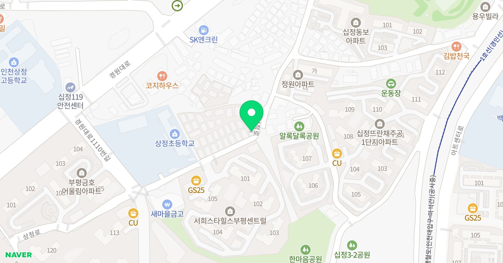 삼성 영어학원 상정캠퍼스 위치