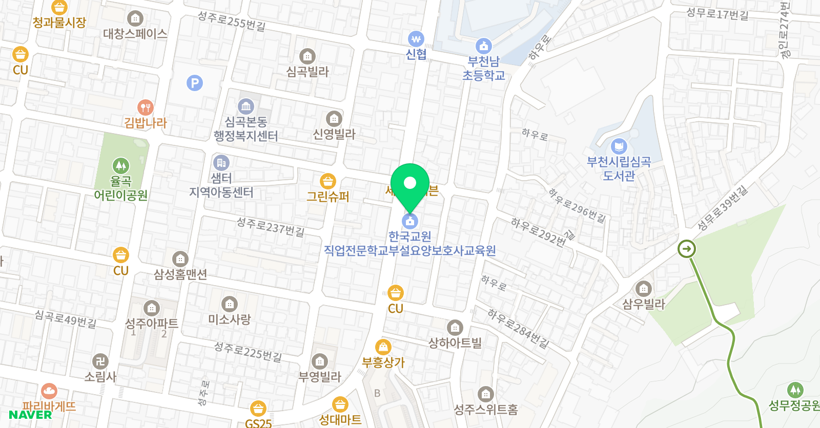진솔 학원 위치
