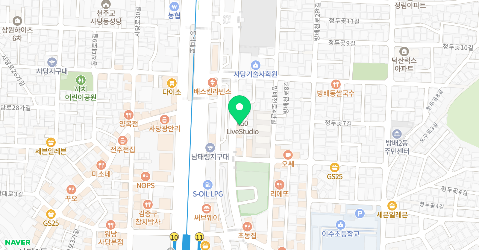 방배아벨 수학전문학원 위치