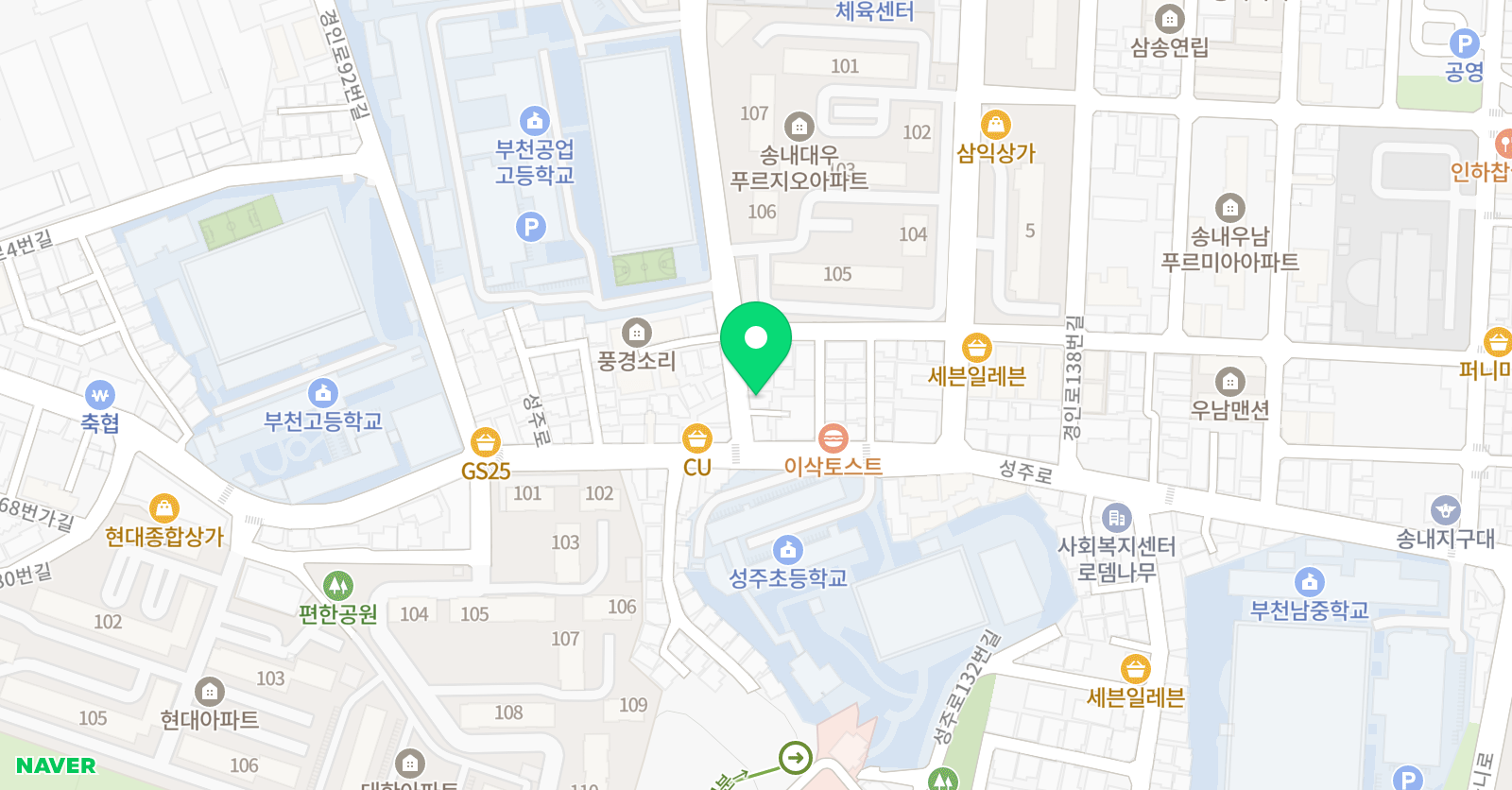 바른 피아노 위치