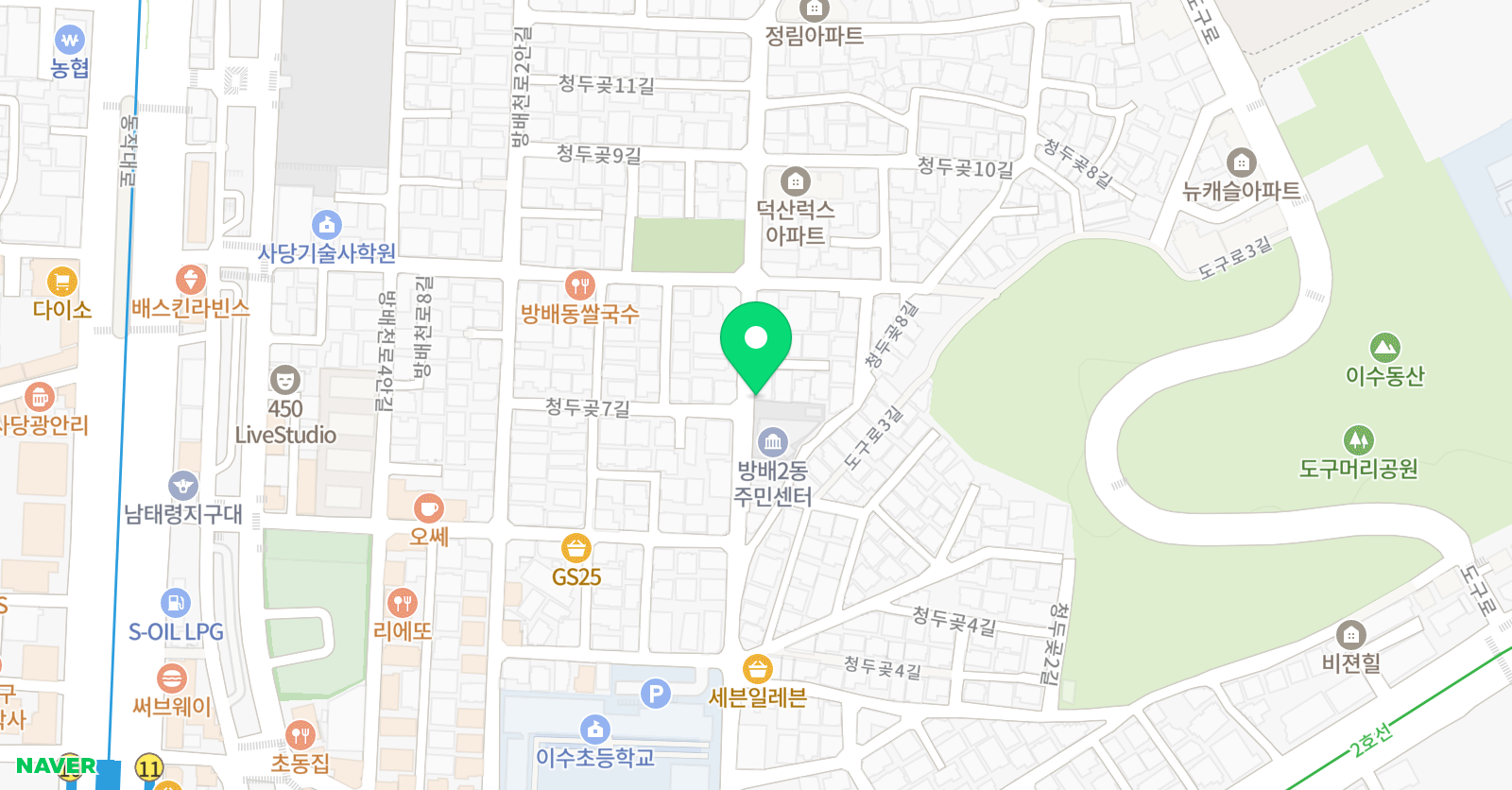 리드인 독서논술국어 방배이수센터 위치