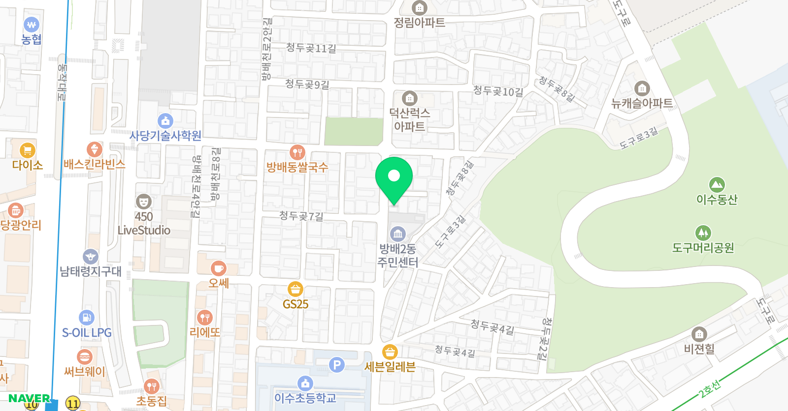 장인희쌤 수학교습소 위치