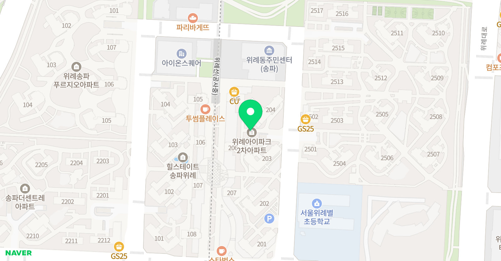 띵킹프로젝트 미술학원 위치