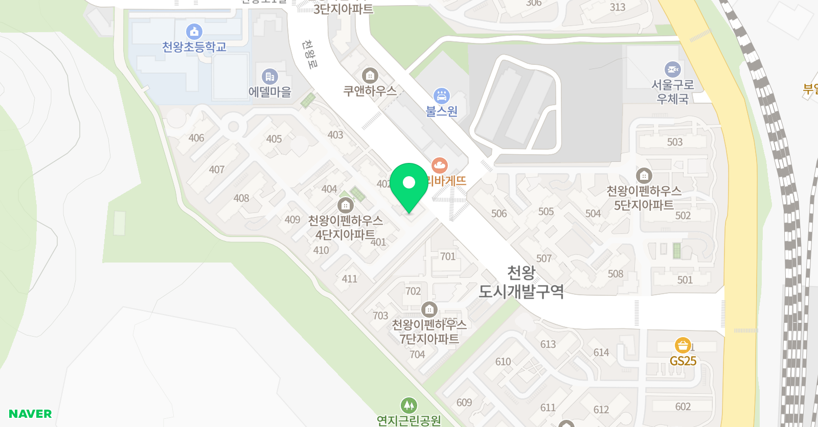 초록나무 피아노 위치