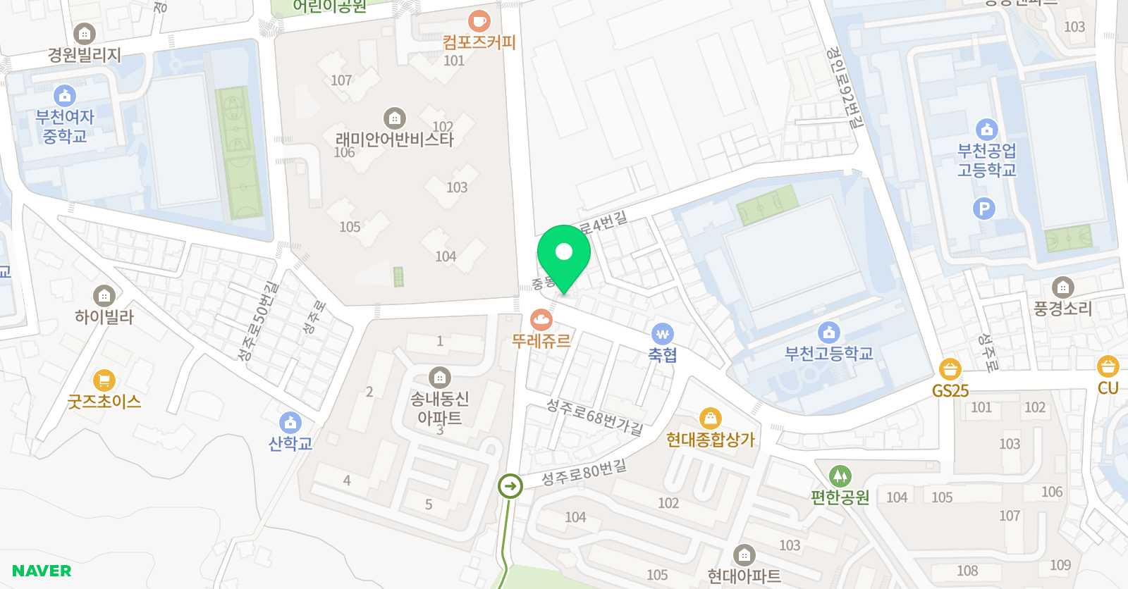 엠투유 수학교습소 위치