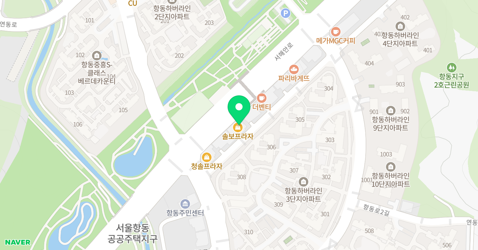 놀작마이아트 나비 미술교습소 위치