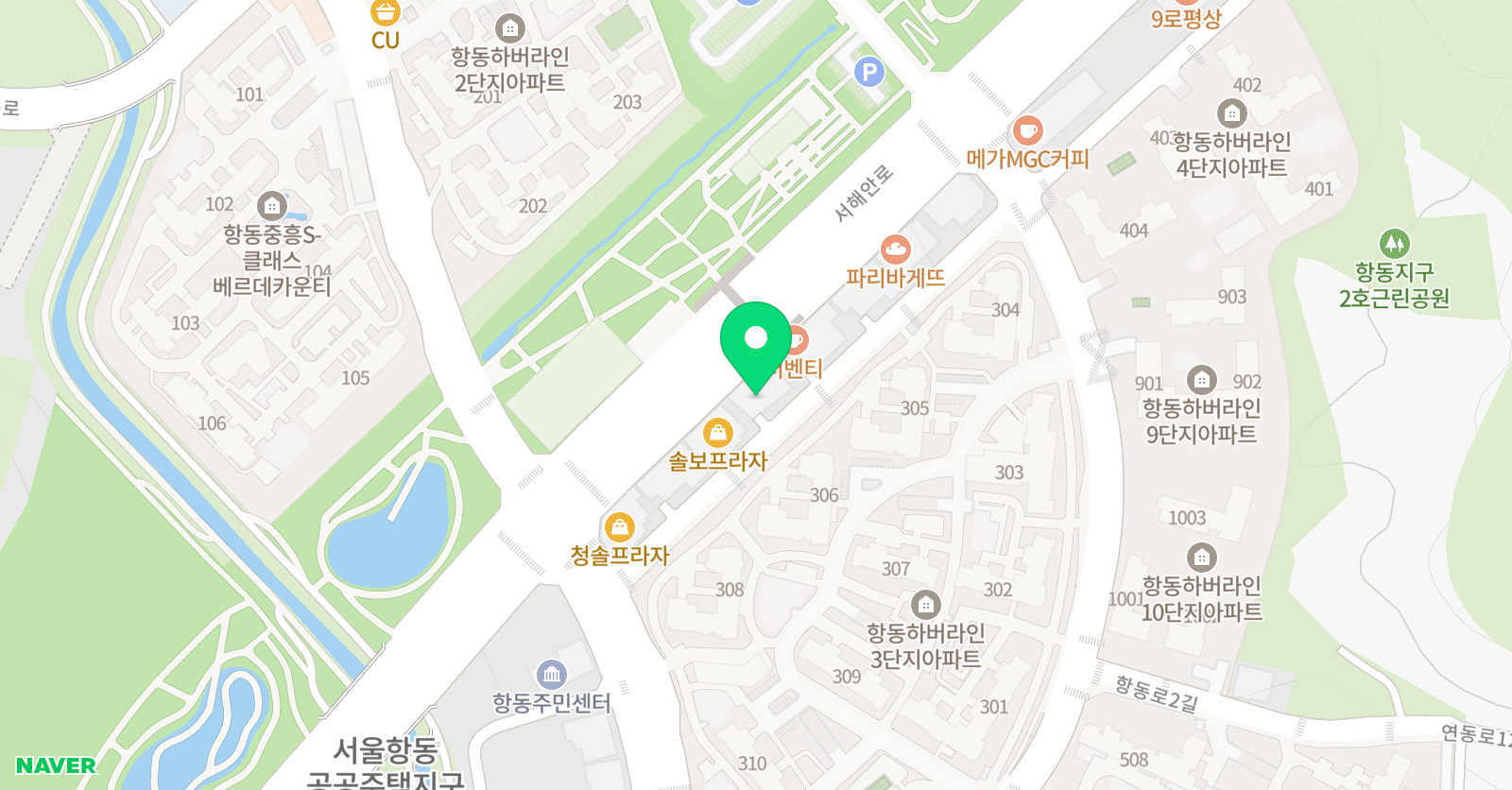 비상잉글리시아이 향동학원 위치