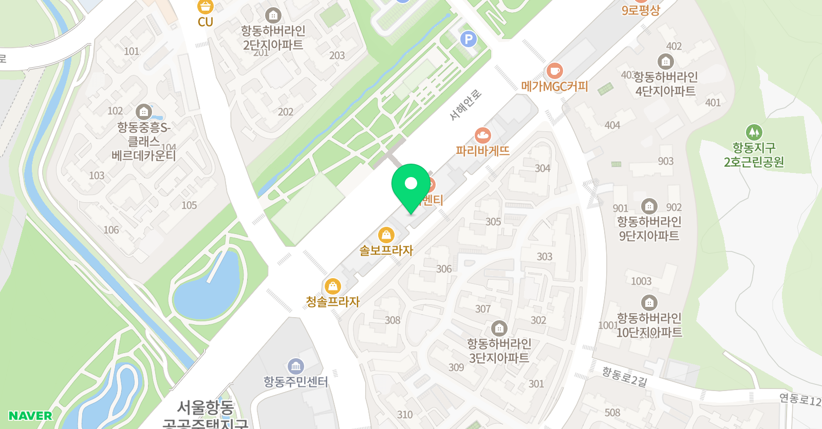 청어람 학원 위치