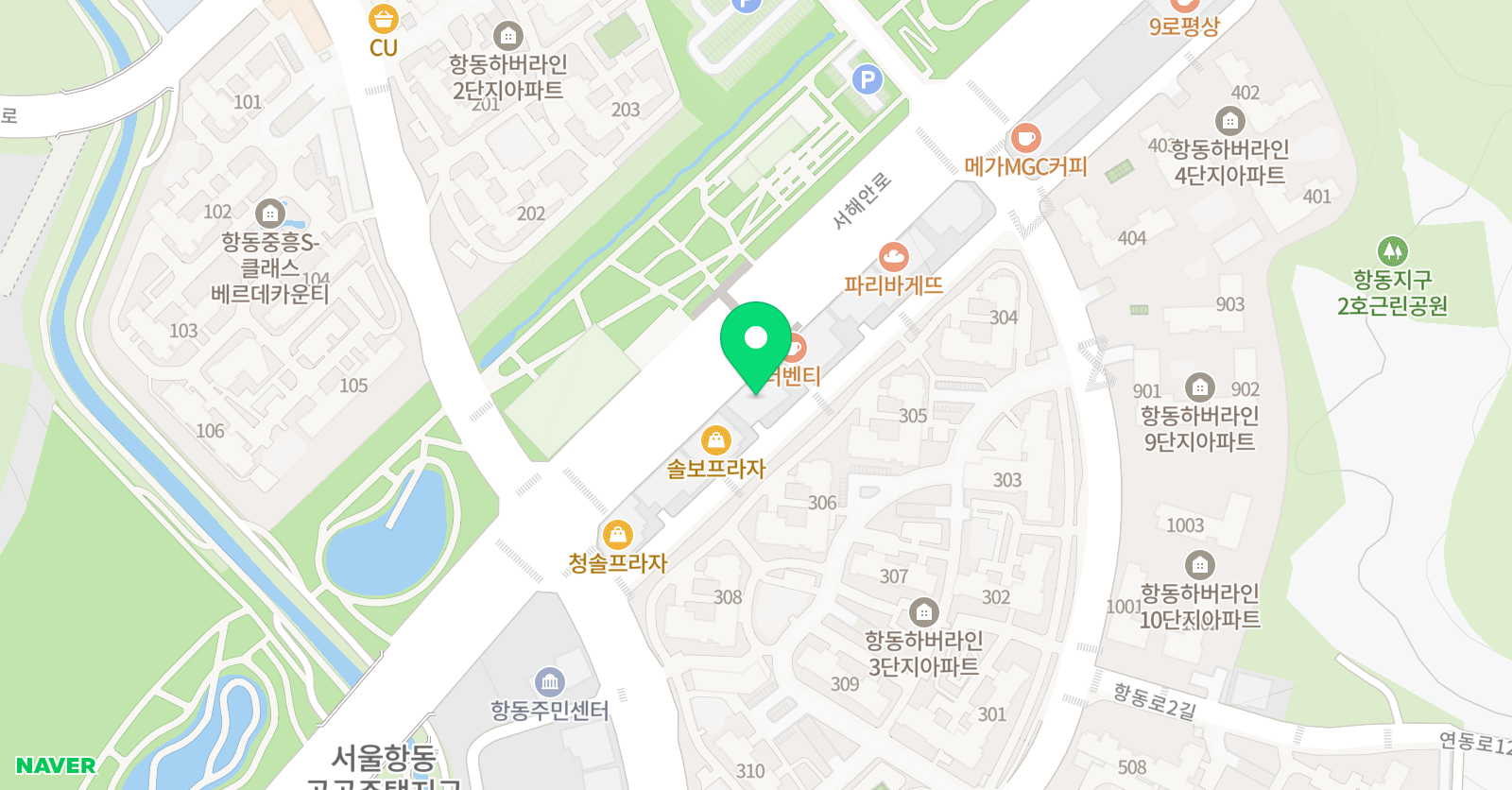 현대힐스 피아노음악교습소 위치