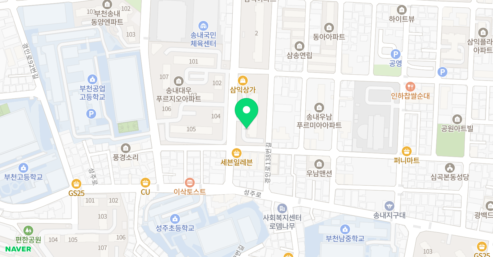 양쌤 해법클래쓰 학원 위치