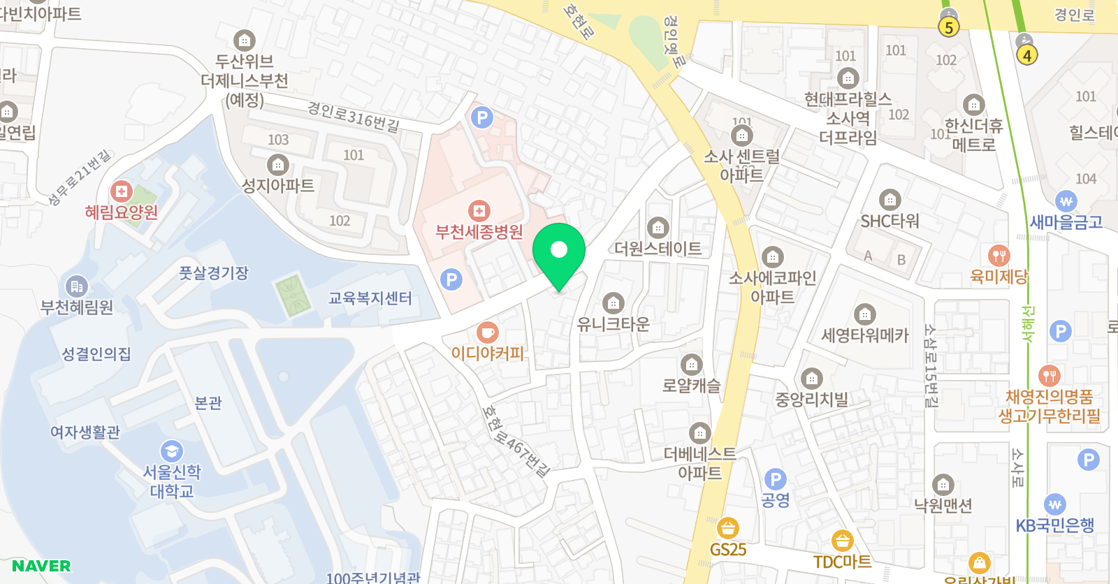 레지나 음악학원 위치