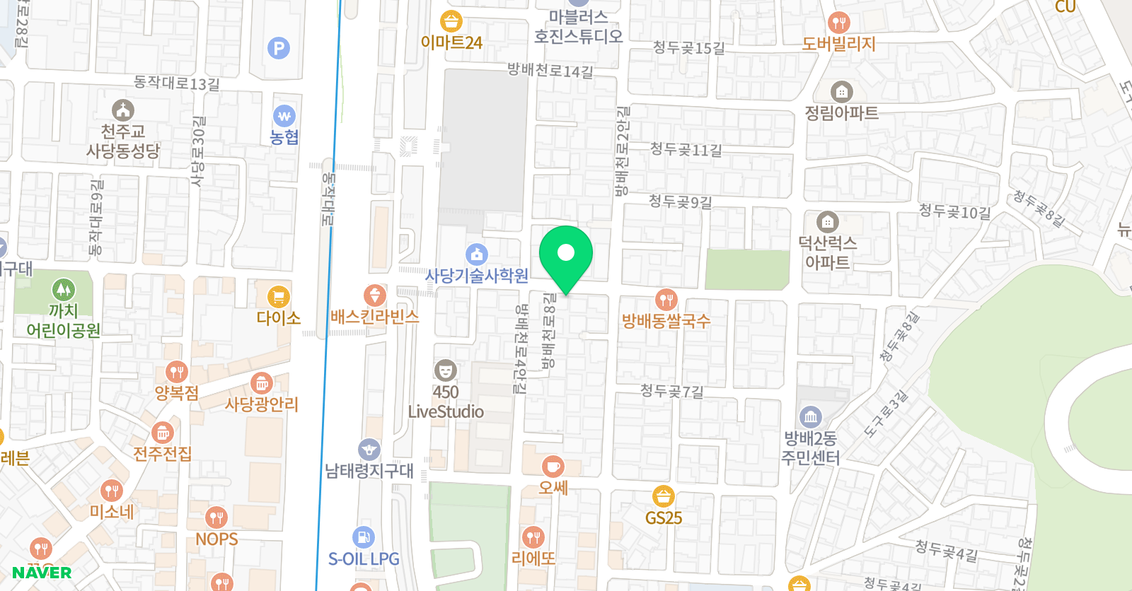 방배제일 태권도 체육관 위치