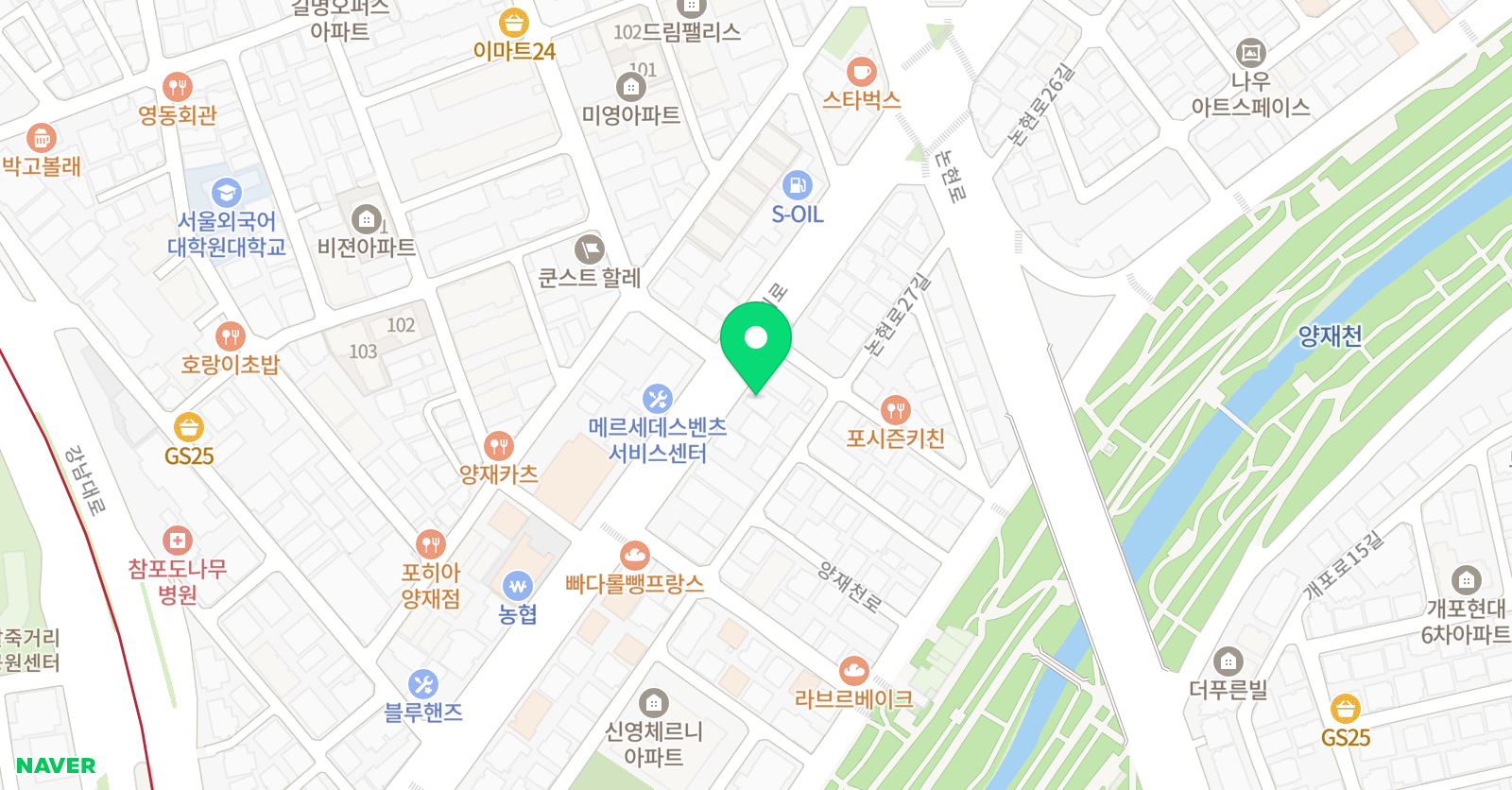 태즈댄스 스튜디오 위치