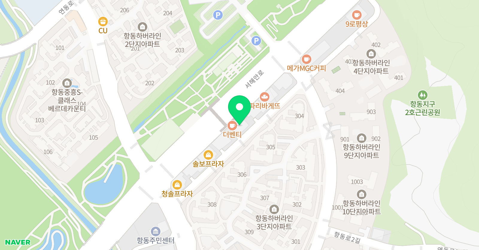 위너스 영어학원 위치