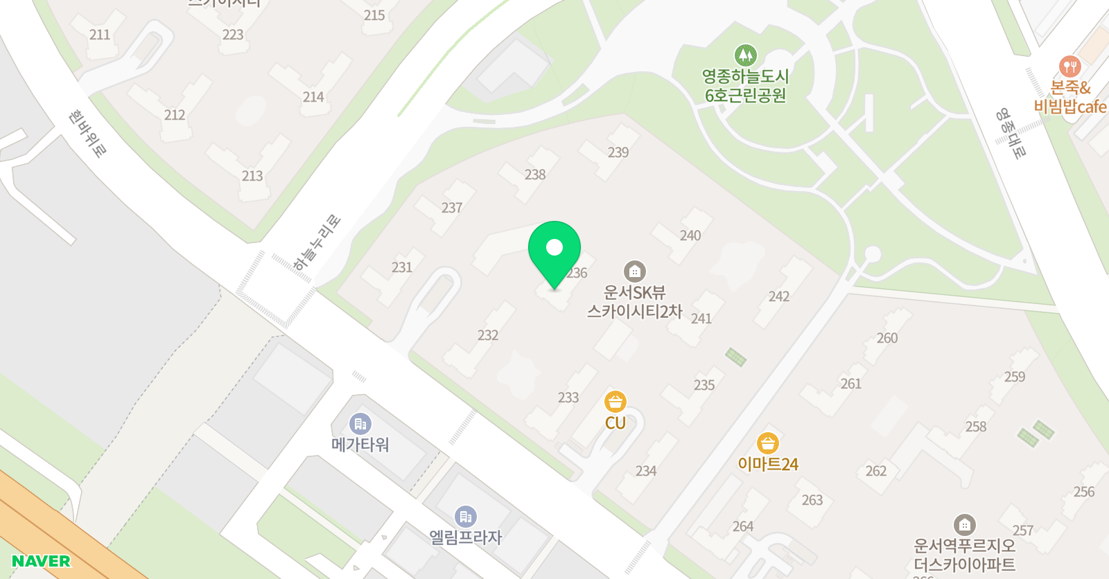 기탄사고력교실 운서SK뷰2차점 위치