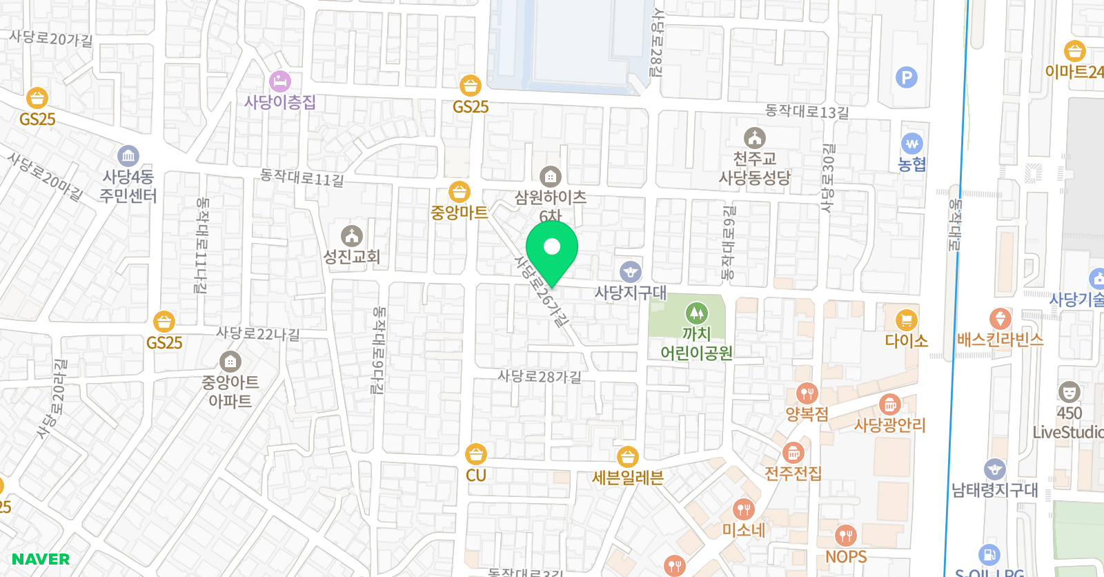 스마트해법 수학 광명동작남사초점 위치