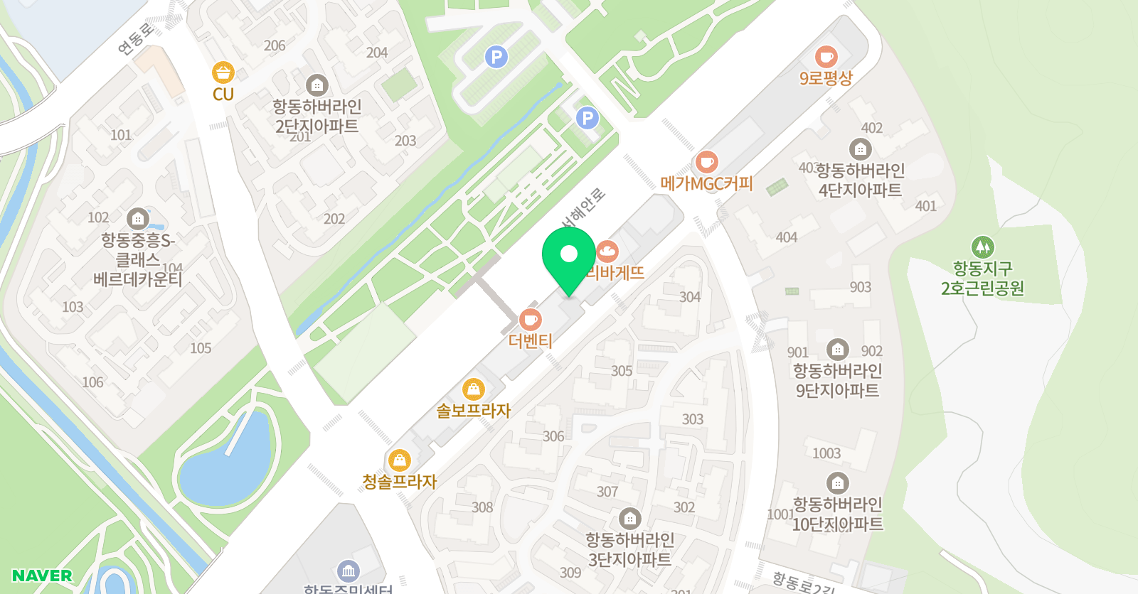 하모니 음악학원 위치