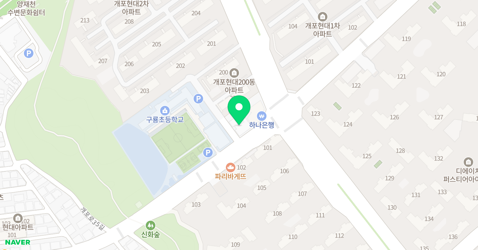 이노블스 개포직영점 위치