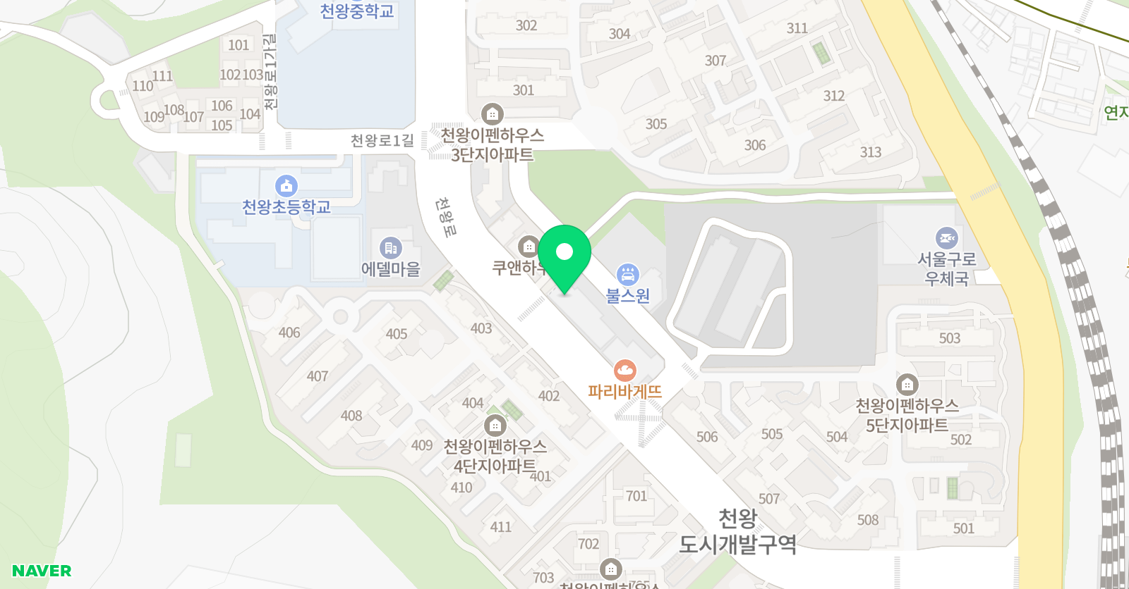 레인보우피아노뮤직 음악학원 위치