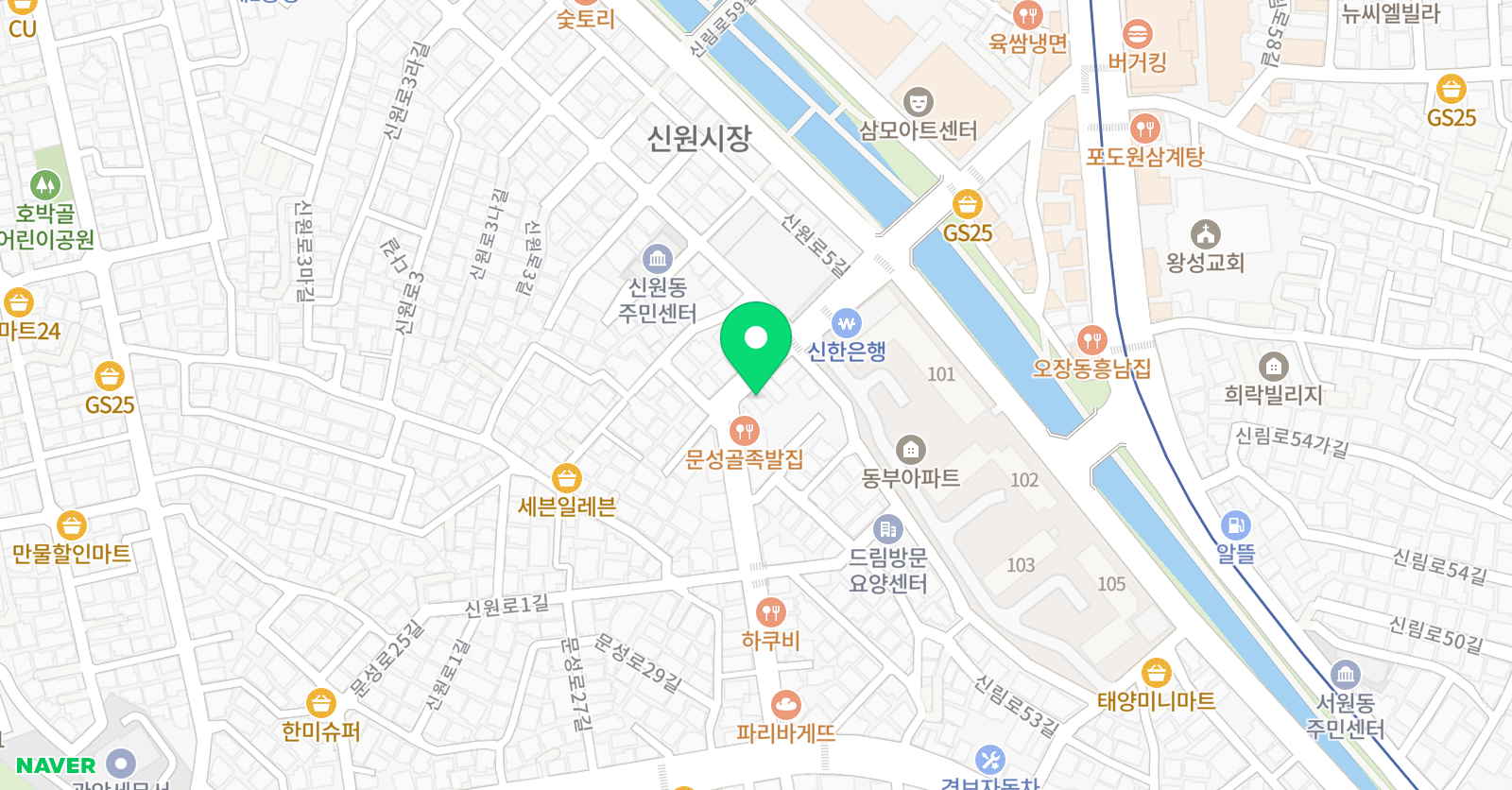 맨해튼 피아노스튜디오 위치