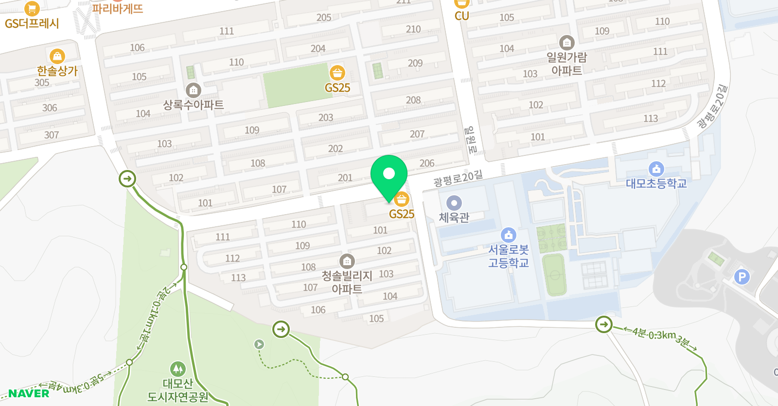 해봄 피아노 위치