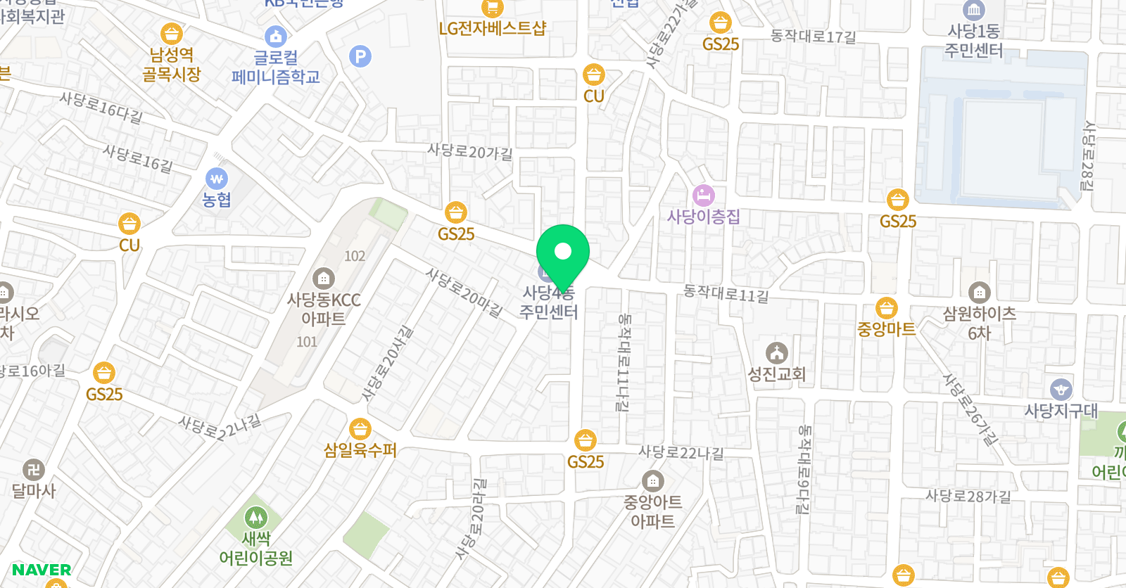 동광 태권도 줄넘기 스포츠클럽 위치