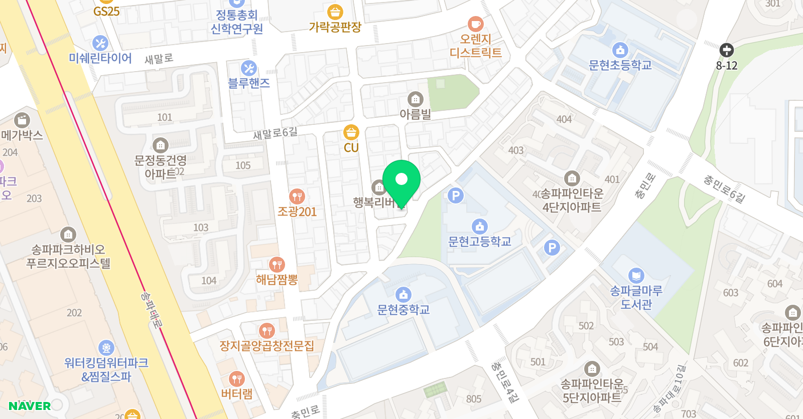 문아르떼 미술 위치