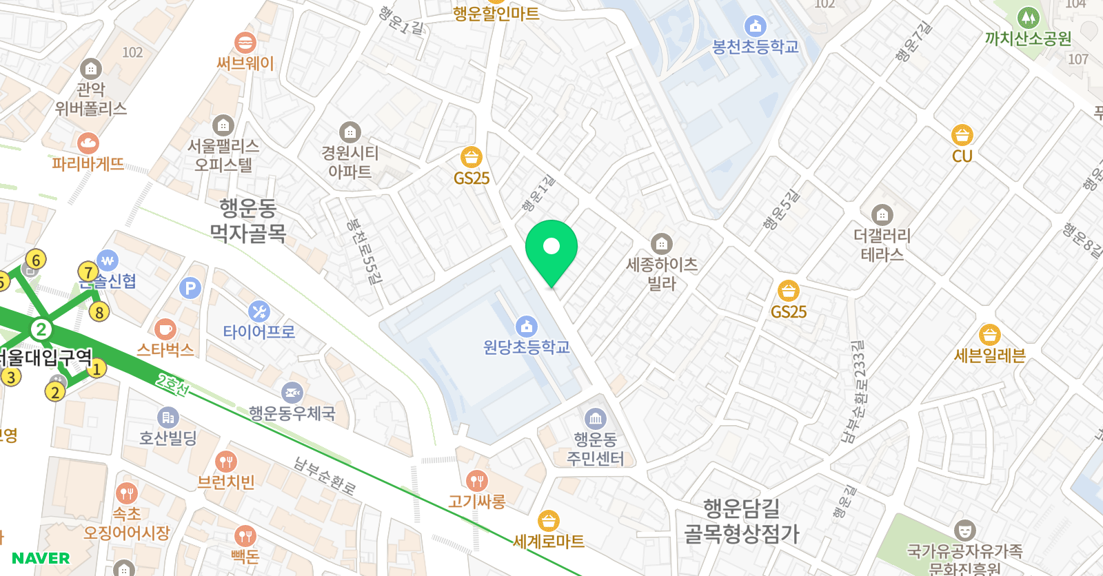 초이스 영어교습소 위치