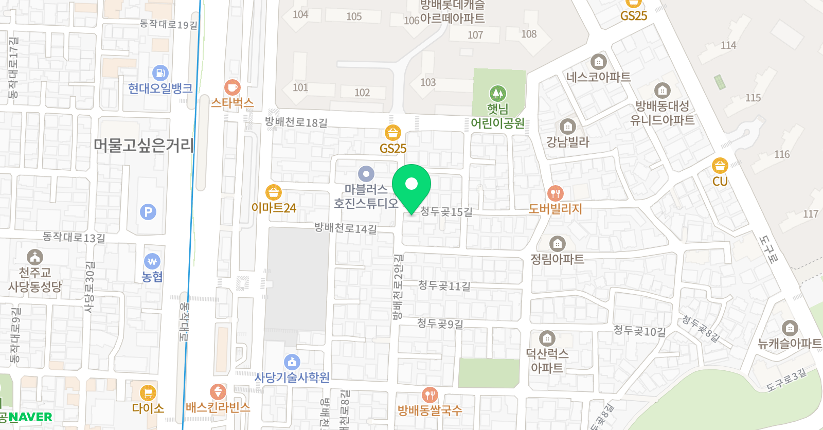 종이에서꿈꾸는미술 위치