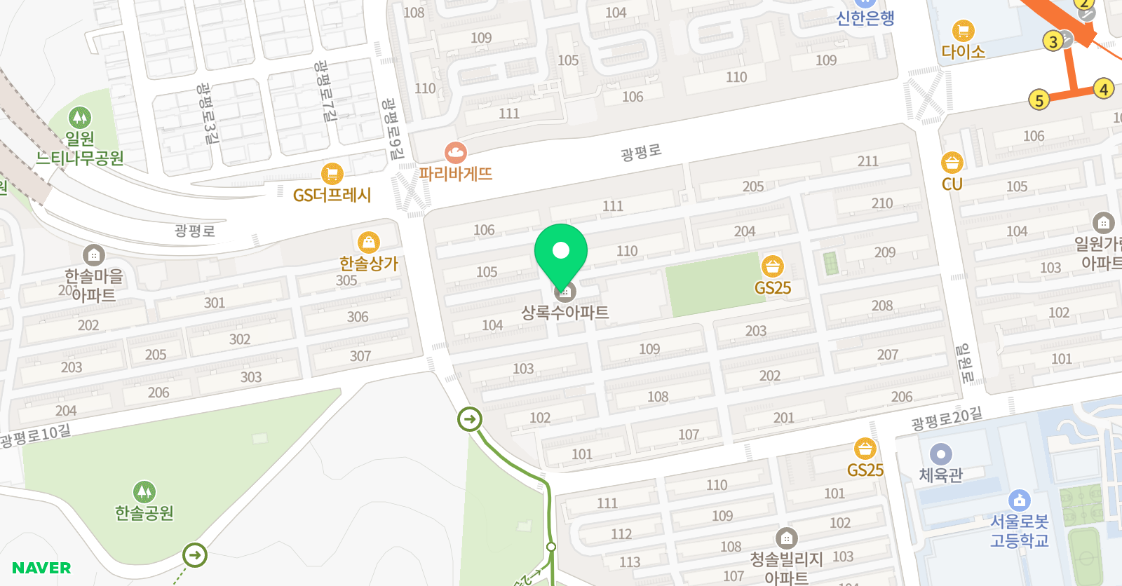 삼성 영어 셀레나 대모초교습소 위치