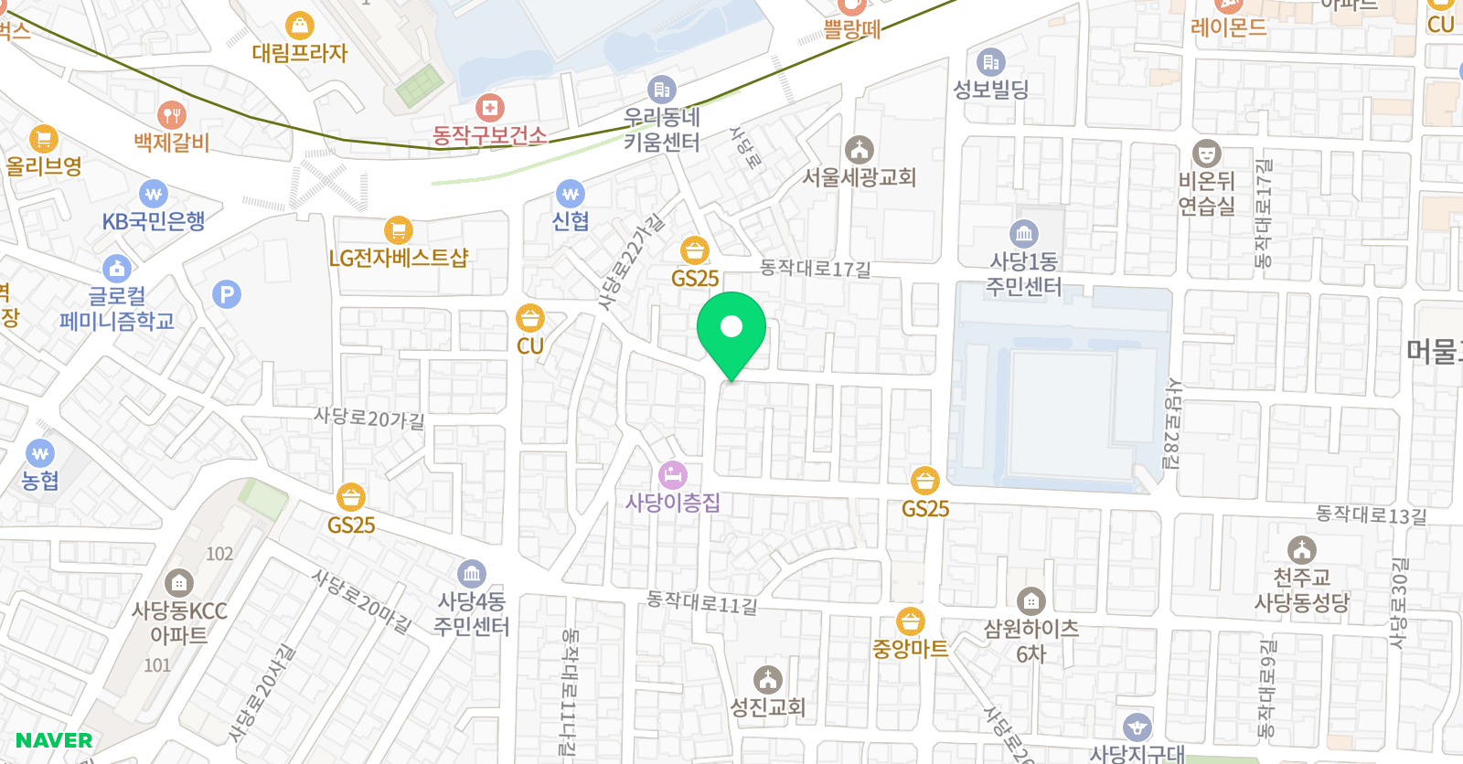 뮤직트리 피아노음악학원 위치