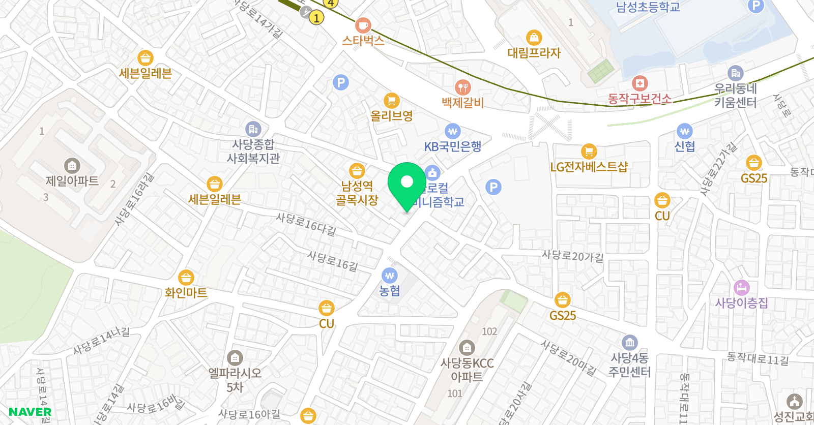 디딤돌 보습학원 위치