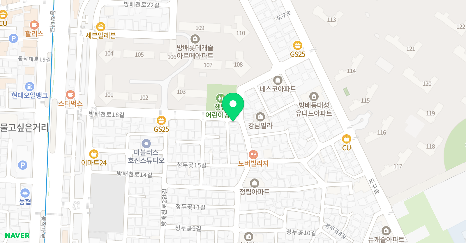 예술해 위치