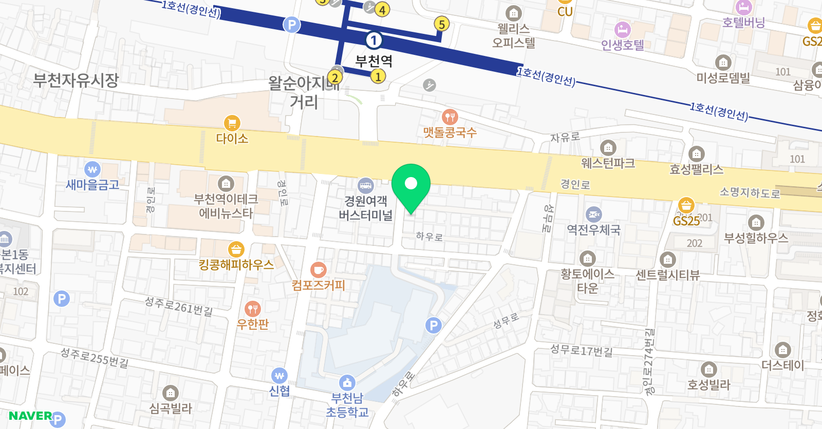 스케치북 미술학원 위치