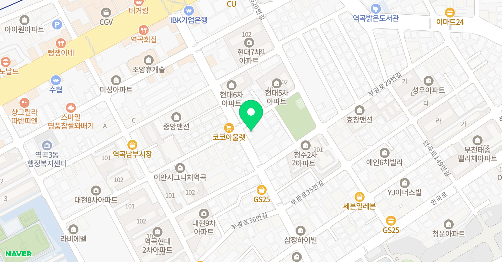 백호 태권도장 위치