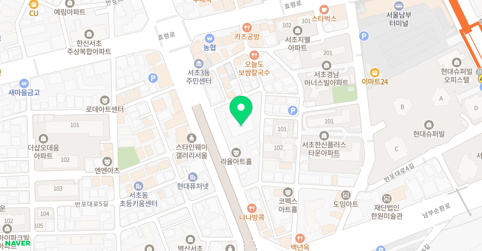 평화스포웰빙 휘트니스클럽 위치