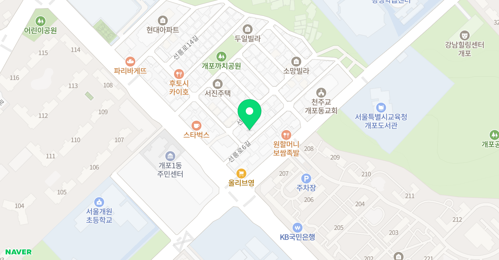 리틀샤인아트스쿨 위치