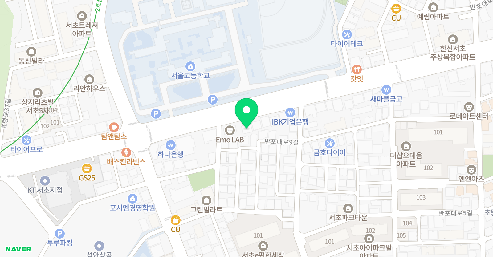 의대선배 서초 관리형독서실 위치