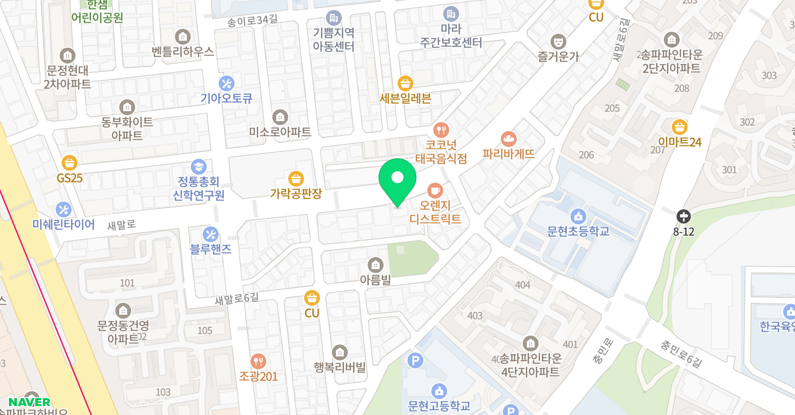 Y발레 스튜디오 위치