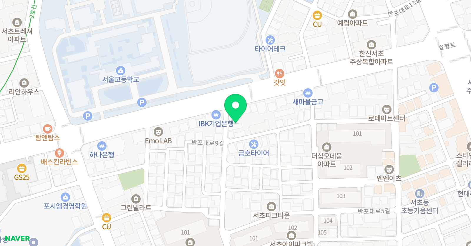 엠원 학원 위치